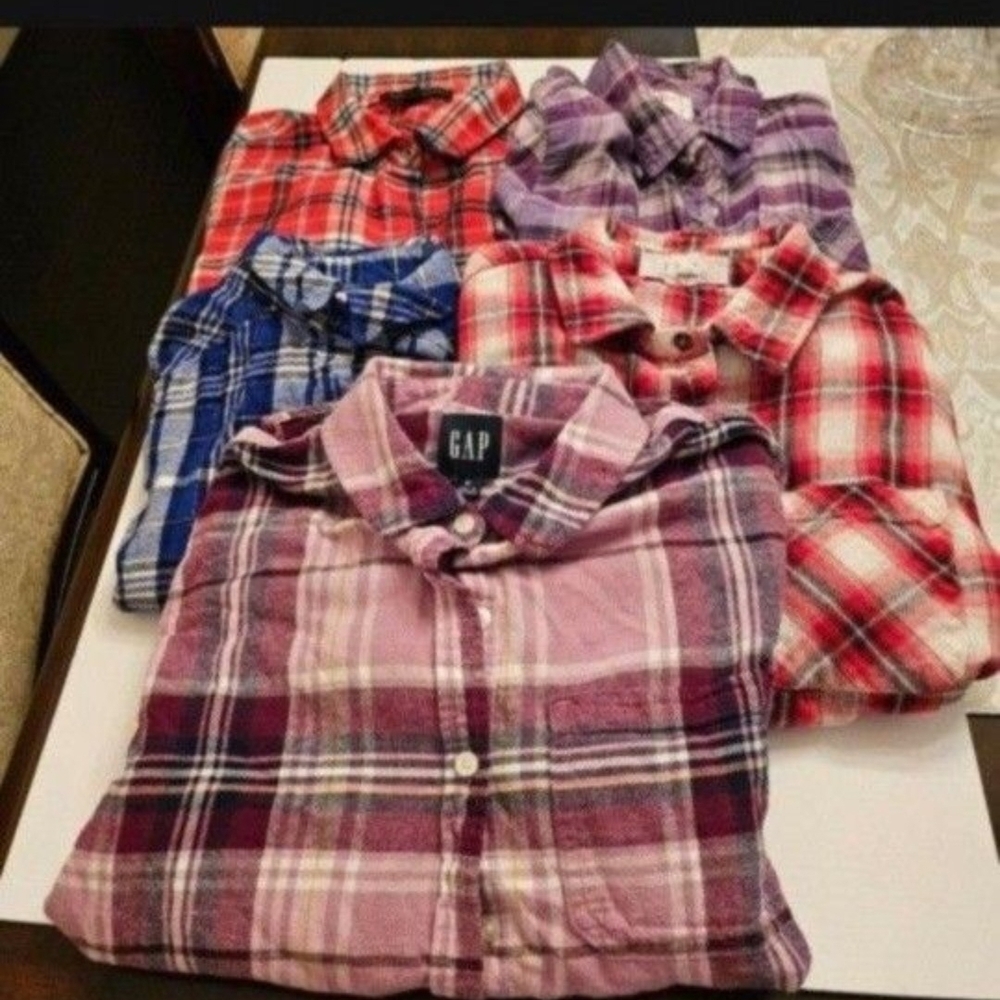 Plaid Flannel Shirt Collection For Girls